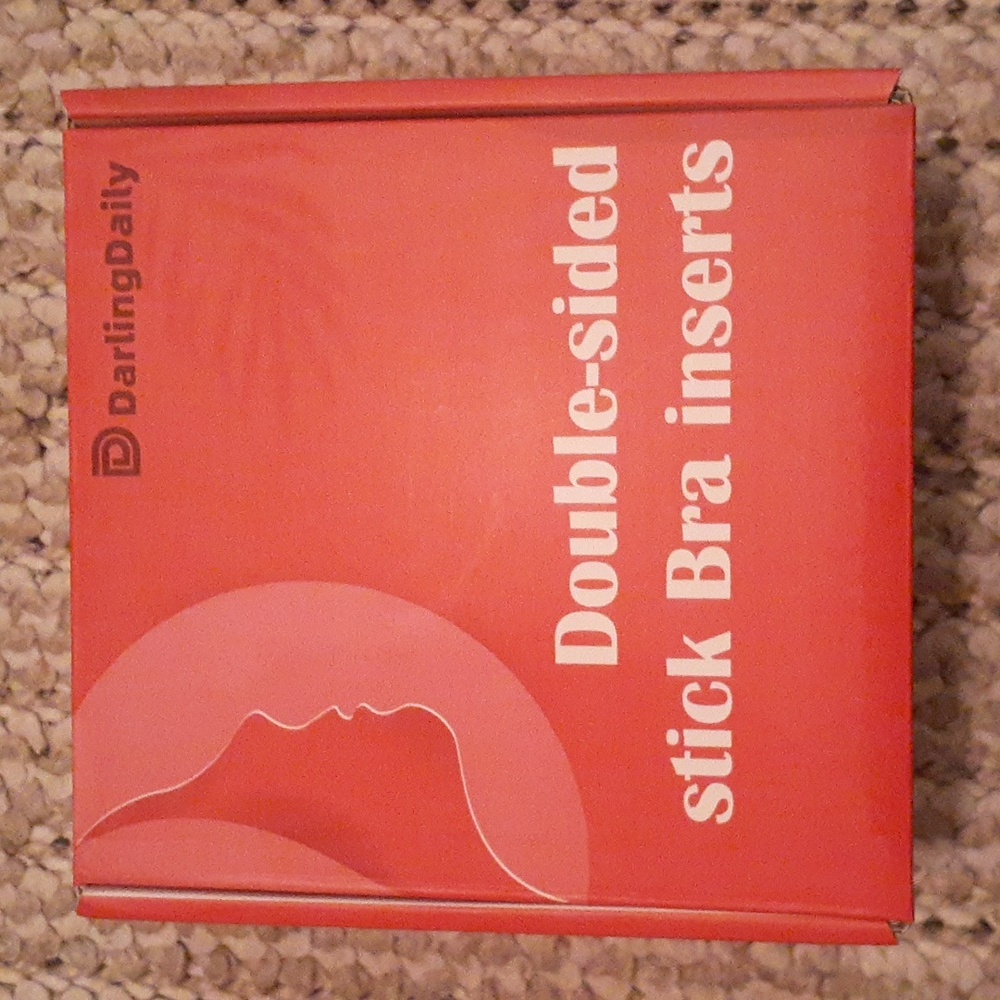 Double sided reusable SUPER sticky stick bra inserts, Cup size C. Brand New.